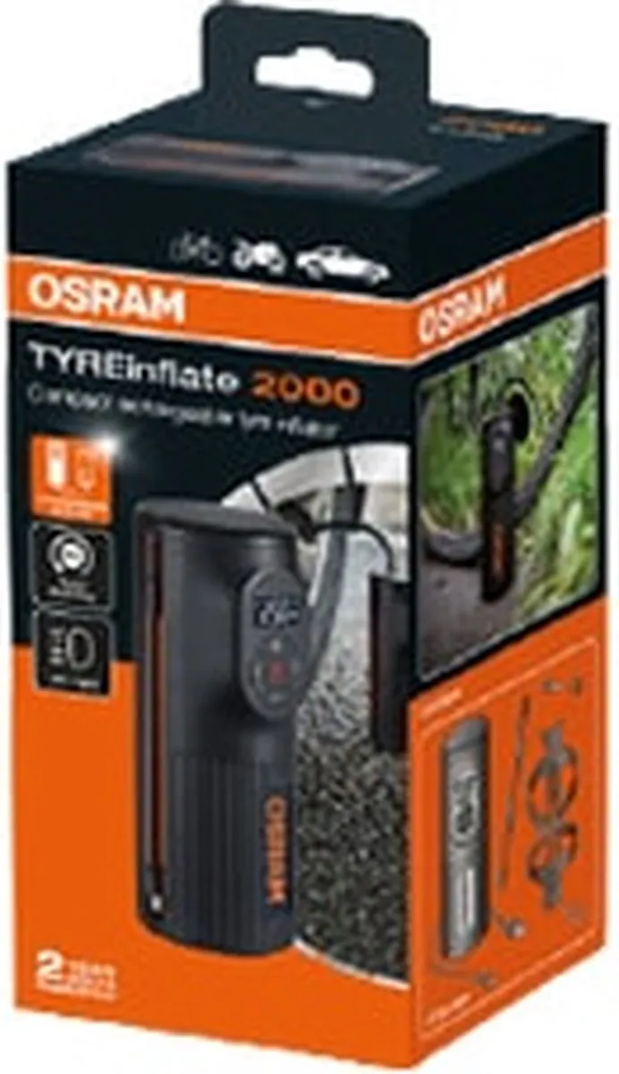 Osram TYREinflate 2000 Compressor 8.3 bar - Digitaal display