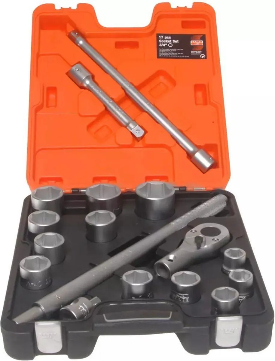 Bahco SLX 17 Dopsleutelset 17-delig