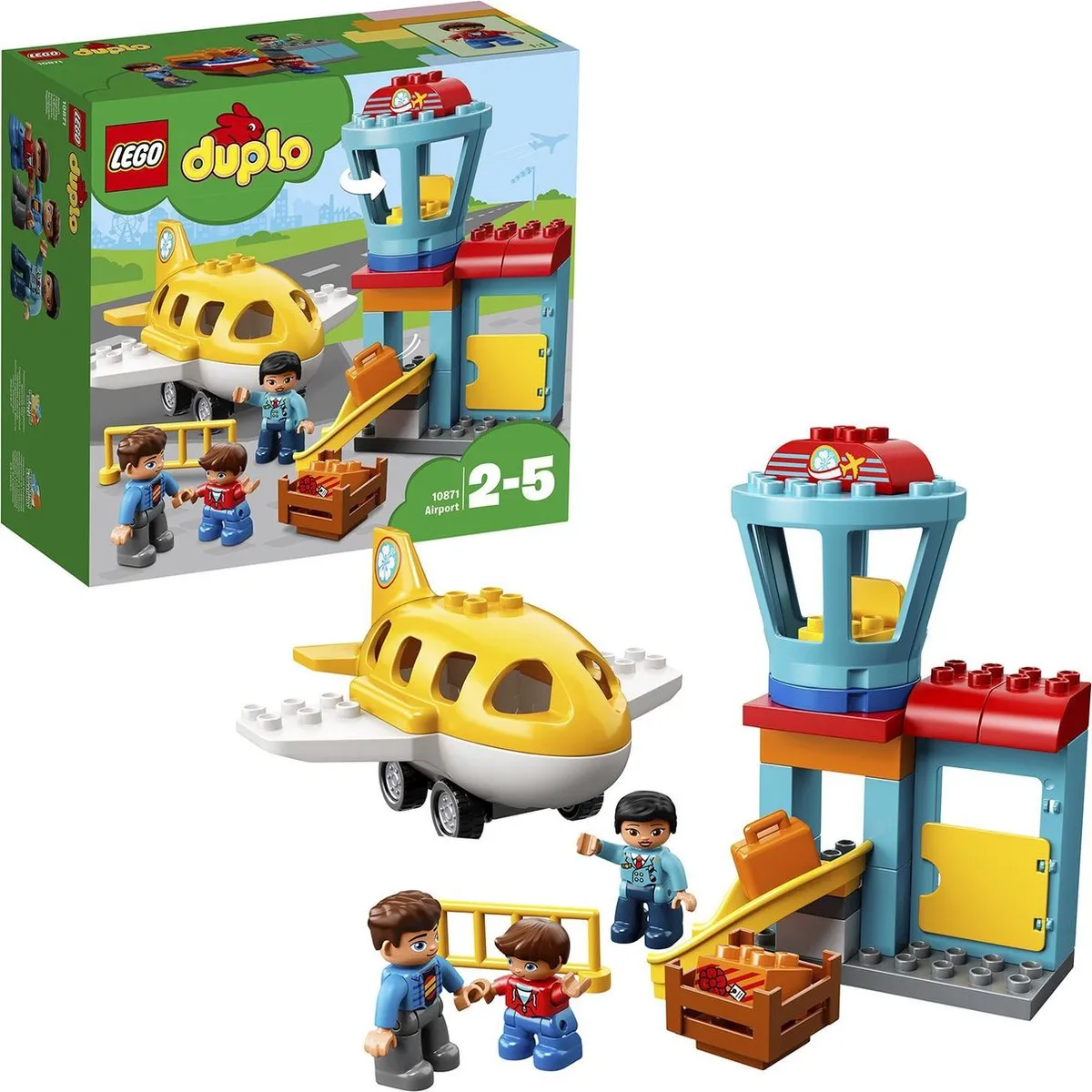 LEGO DUPLO Vliegveld 10871 - 3 Minifiguren