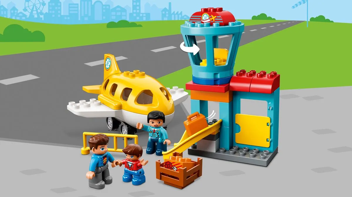 LEGO DUPLO Vliegveld 10871 - 3 Minifiguren