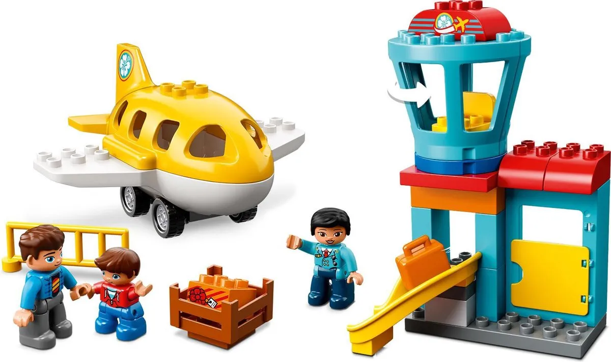 LEGO DUPLO Vliegveld 10871 - 3 Minifiguren - afbeelding 6 van 6