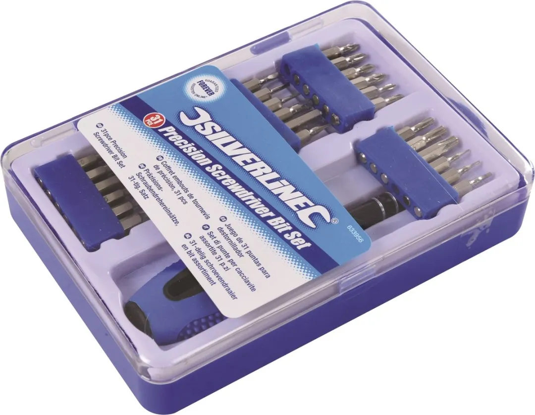Silverline 633956 Schroevendraaerset 31-delig - Soft-grip