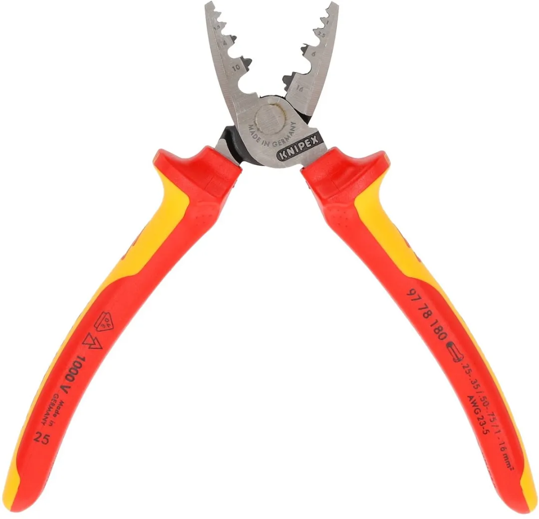 Knipex 97 78 180 Adereindhulstang 025-160mm VDE