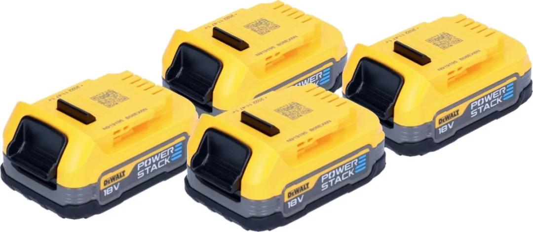 DeWalt DCBP 034 E4 Powerstack Accu 18V 1,7Ah - 4 Stuks