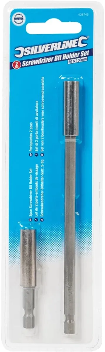Silverline Magnetische Bithouders 436745 - 2 Stuks