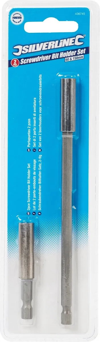 Silverline Magnetische Bithouders 436745 - 2 Stuks