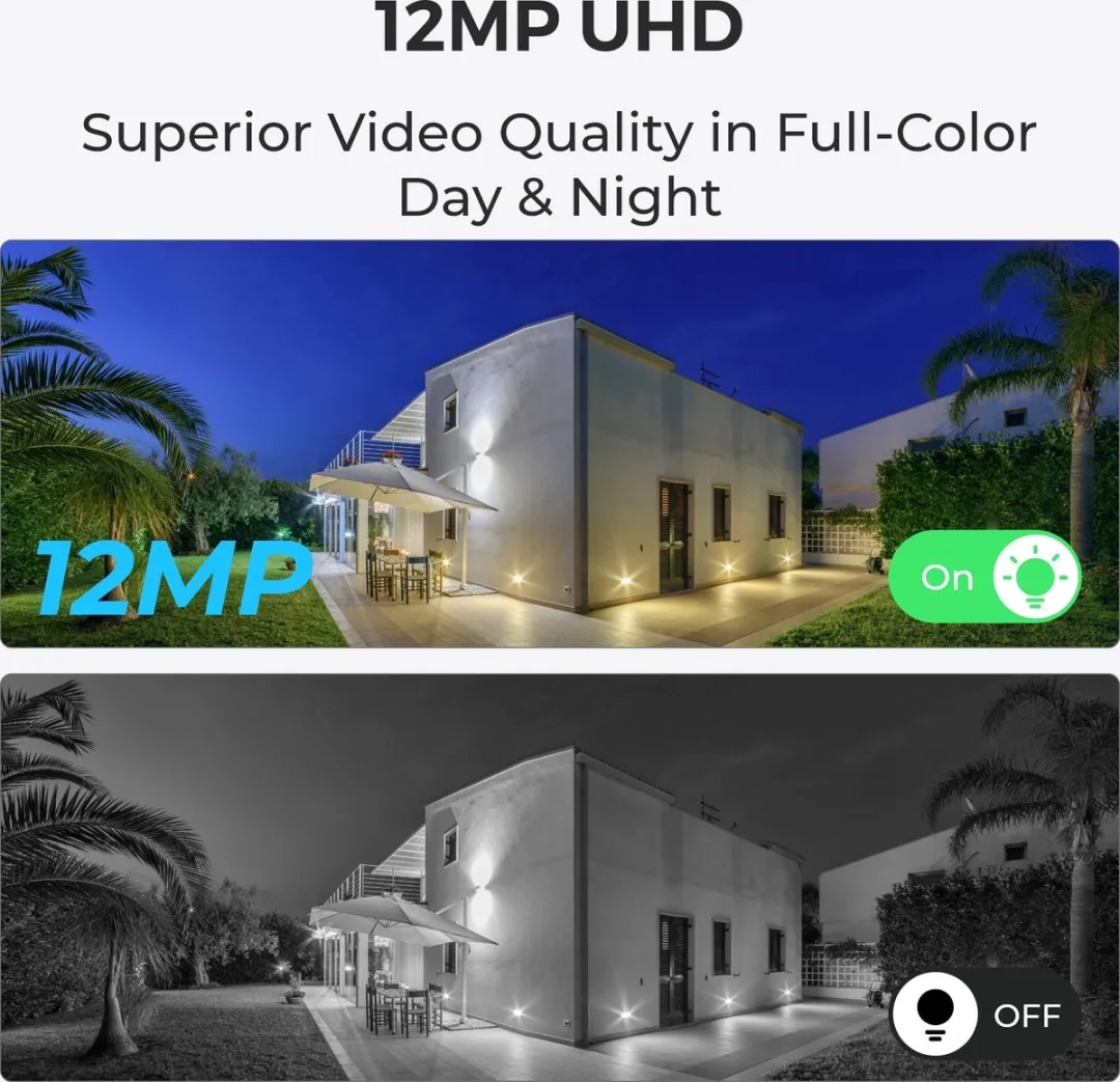 Reolink P344 POE 12MP IP-Camera 4mm - Wit