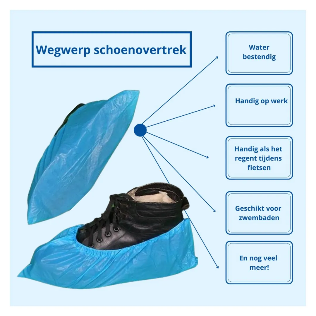 TETRA Schoenhoesjes 100 Stuks - Blauw