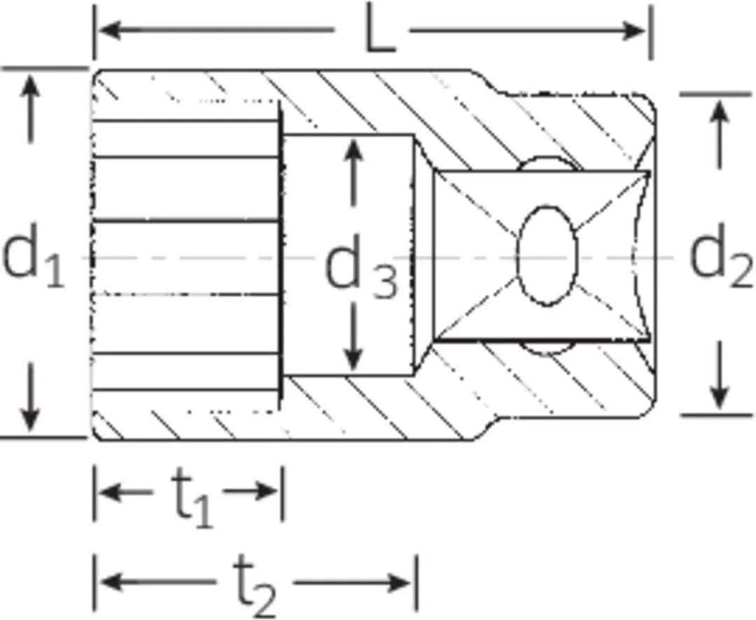 Stahlwille 50 18 03010018 Dopsleutelinzetstuk - 12-kant 18mm 1/2"
