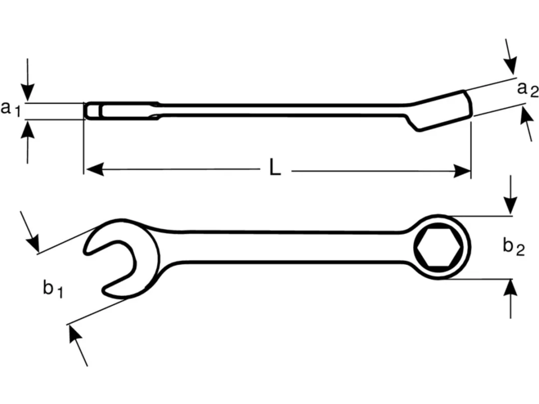 Bahco Ring-Steeksleutel Liliput 3,5mm - 1 Stuk