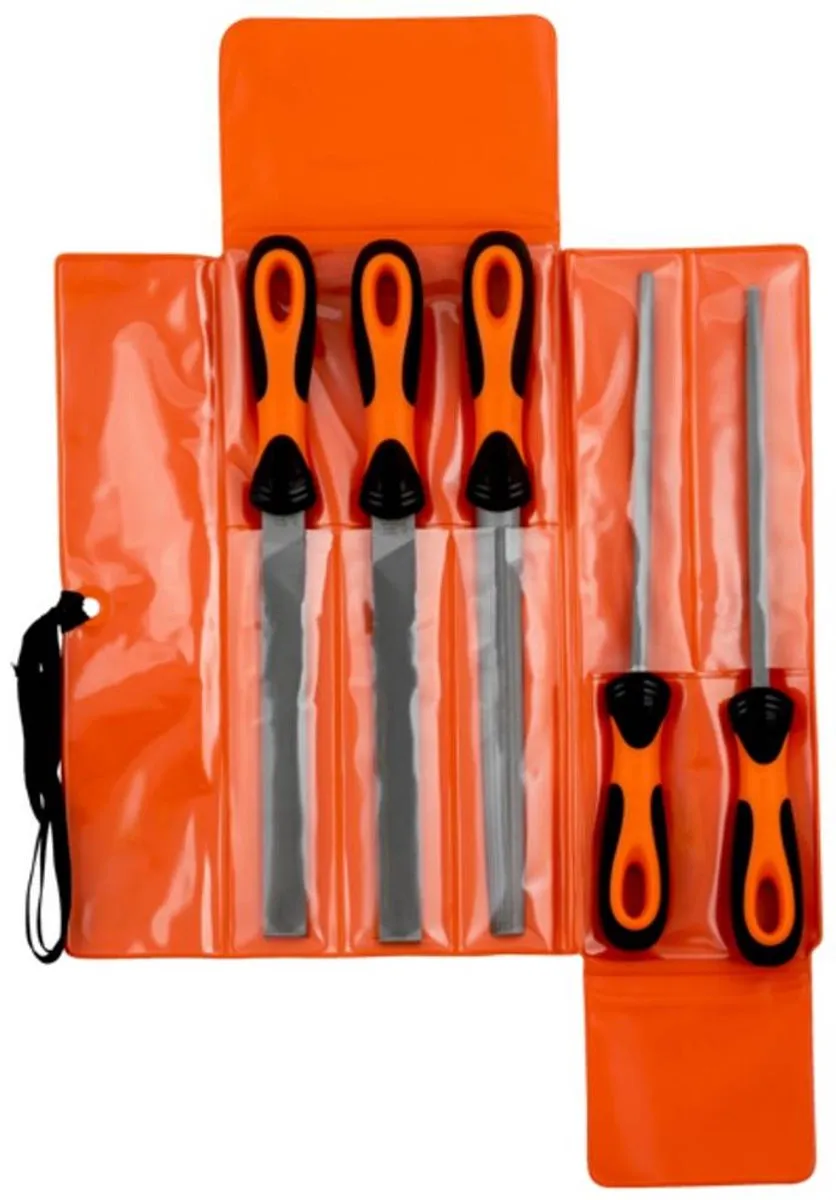 Bahco 1-478 Vijlenset - 5-delig - Zwart/Oranje