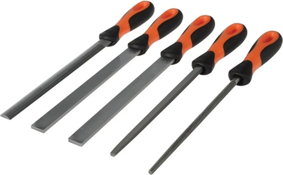 Bahco 1-478 Vijlenset - 5-delig - Zwart/Oranje