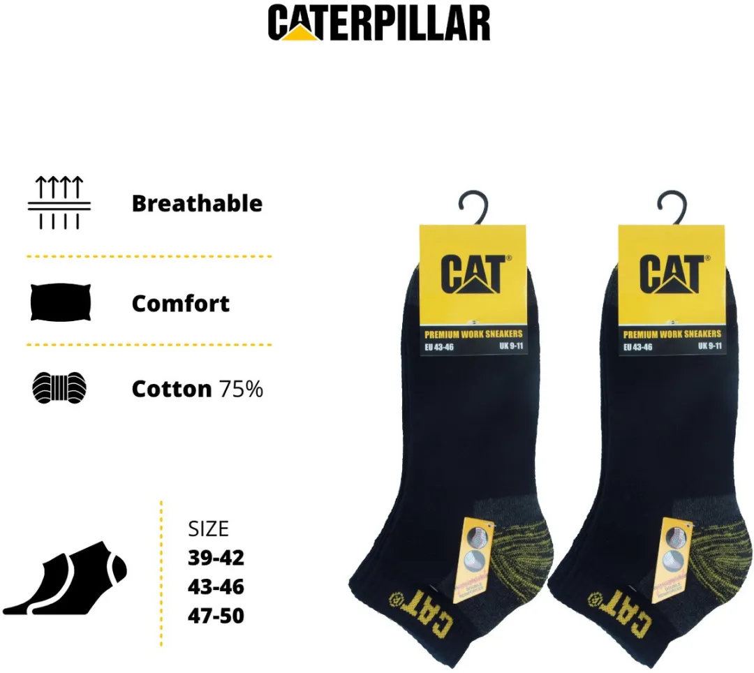 Caterpillar Premium Werksokken 6 Paar - Blauw - 47-50