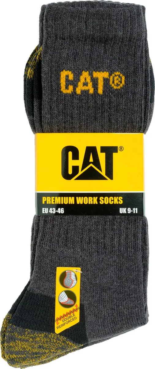 Caterpillar Premium Werksokken Antraciet - 9 Paar