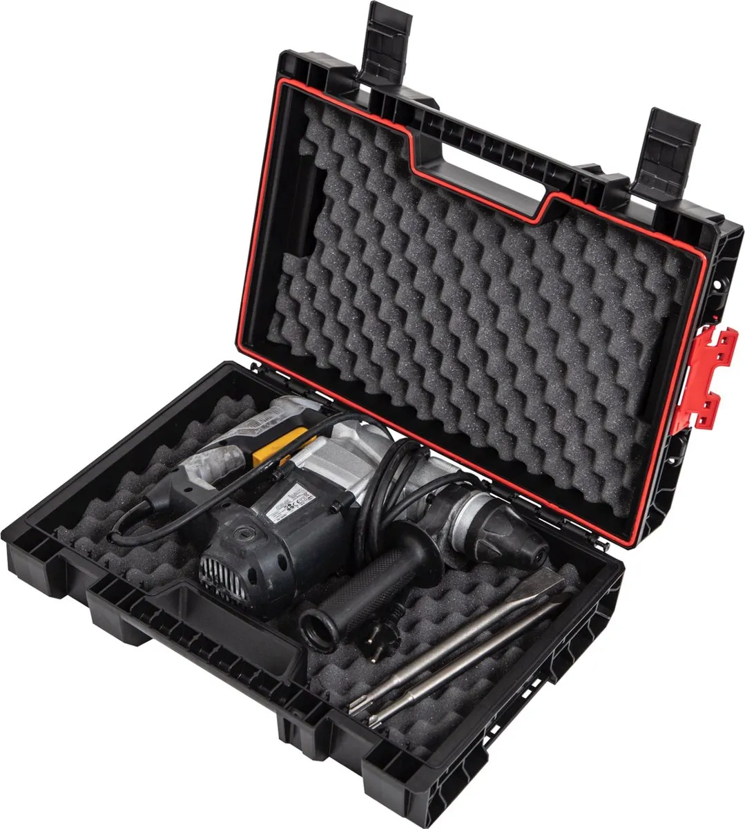 Toolbrothers RHINO L Gereedschapskoffer 11L - Rood/Zwart