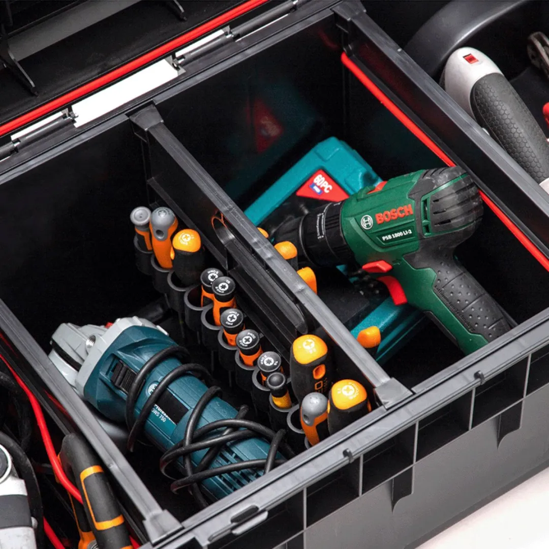 Toolbrothers RHINO XXL Trolley ECO Longer Basic Gereedschapskoffer 50L - Grijs