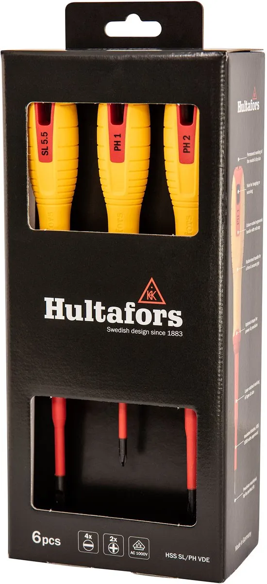 Hultafors HSS SL/PH VDE Schroevendraaierset - 6-delig
