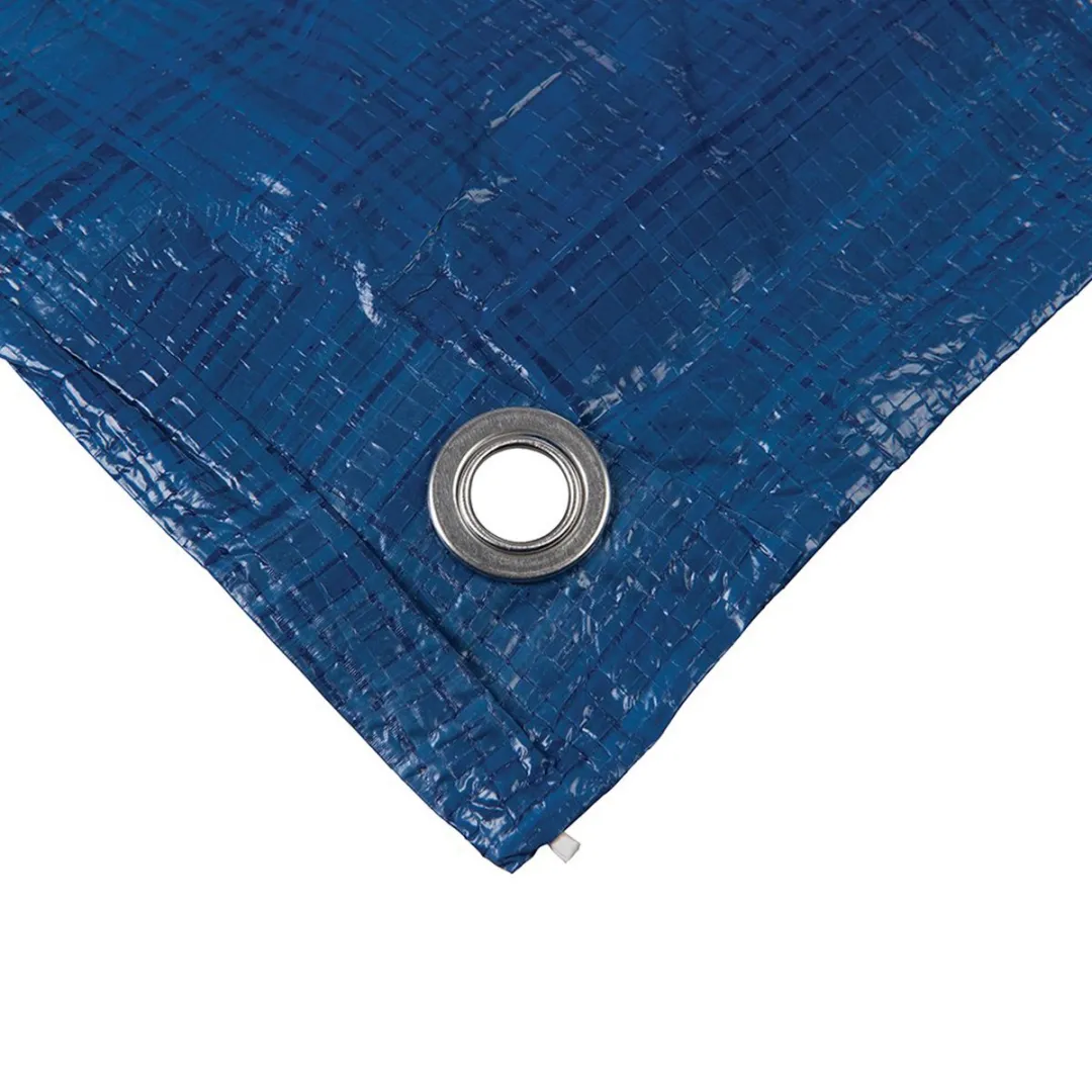 Silverline Afdekzeil 240x300cm - Blauw - Waterdicht & UV-bestendig
