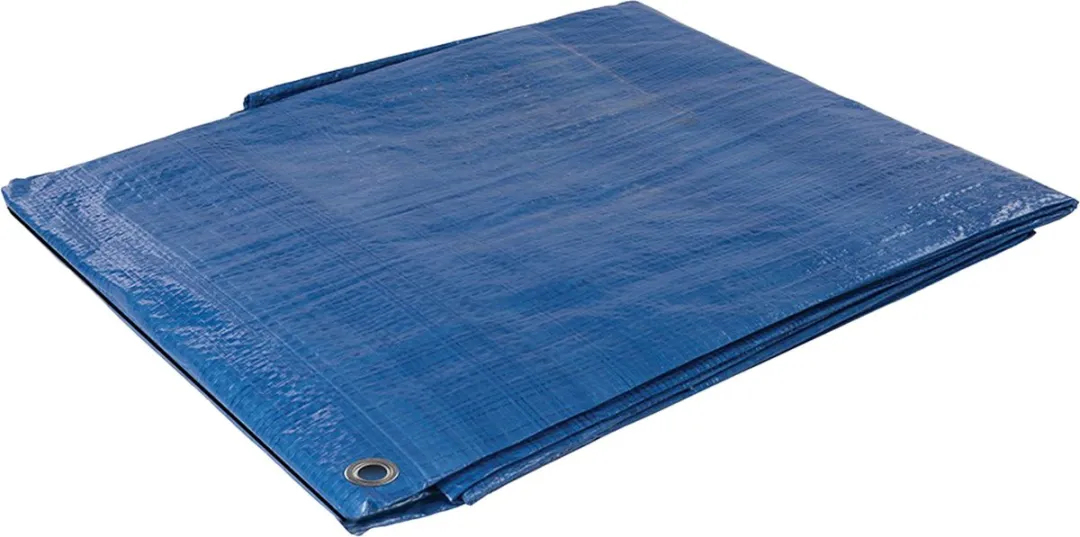 Silverline Afdekzeil 240x300cm - Blauw - Waterdicht & UV-bestendig