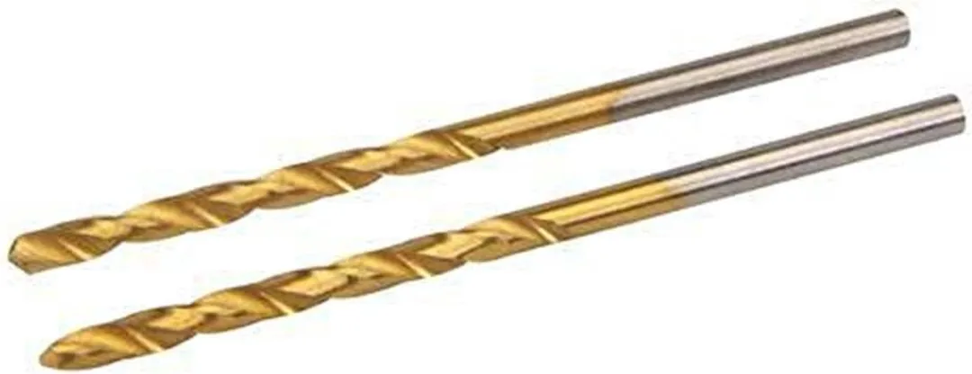Silverline HSS Boor 3mm Titanium - 2 Stuks
