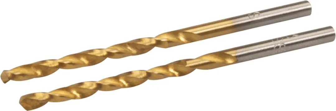 Silverline HSS Boor 3mm Titanium - 2 Stuks
