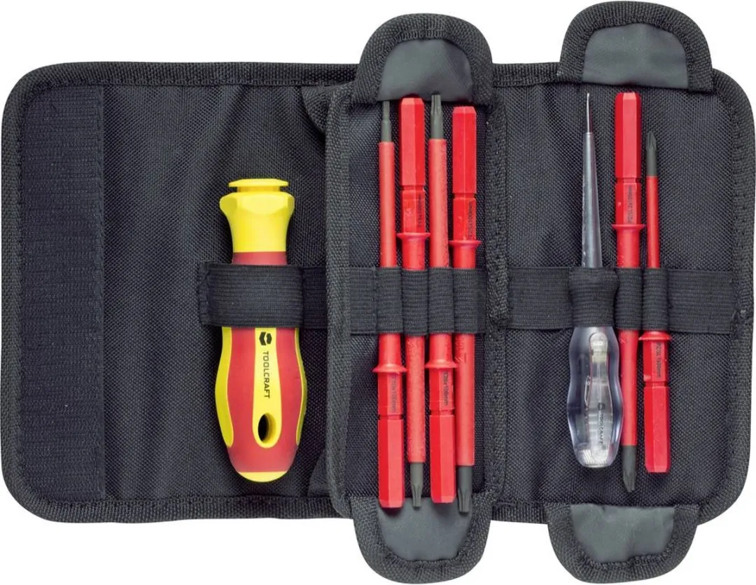 TOOLCRAFT WHS-017 Verwisselbare Schroevendraaierbit Set 17-delig