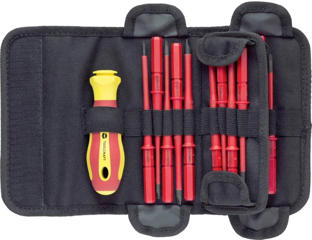 TOOLCRAFT WHS-017 Verwisselbare Schroevendraaierbit Set 17-delig