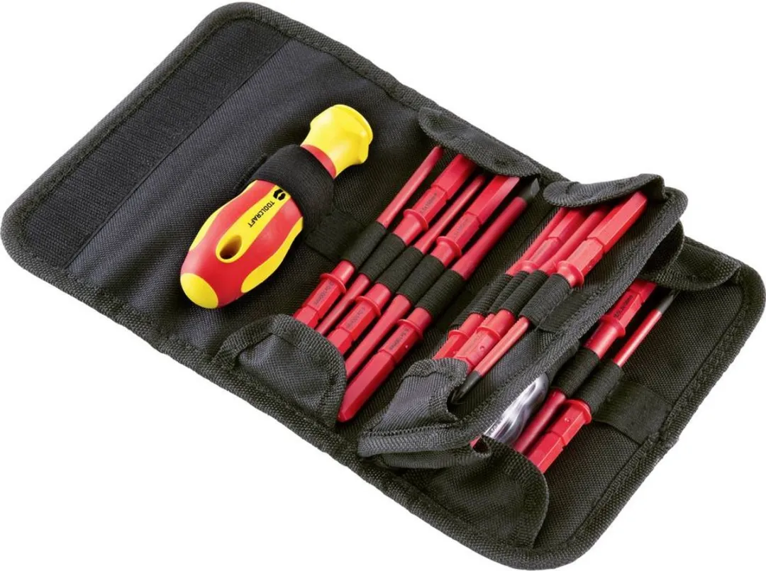 TOOLCRAFT WHS-017 Verwisselbare Schroevendraaierbit Set 17-delig