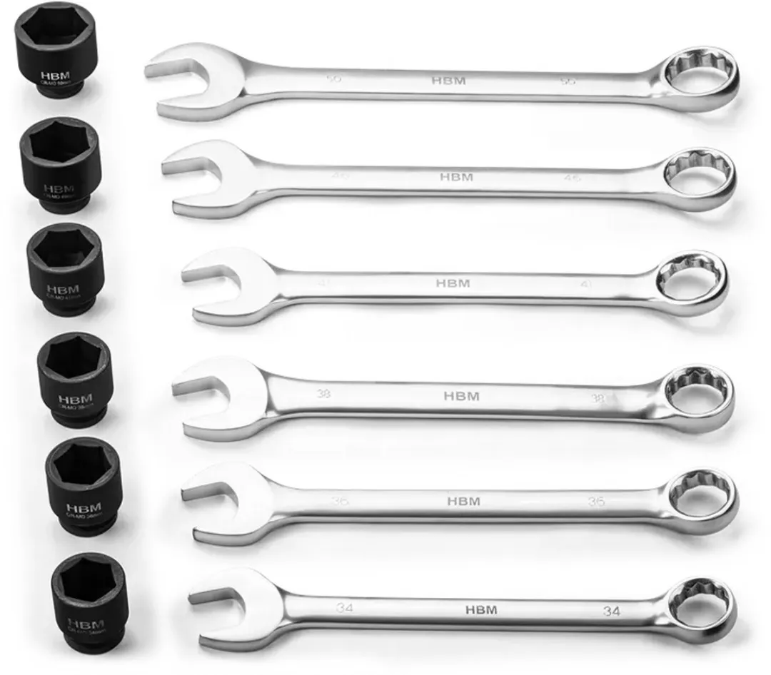 HBM Steek Ring Systeem 12-delig 34-50mm