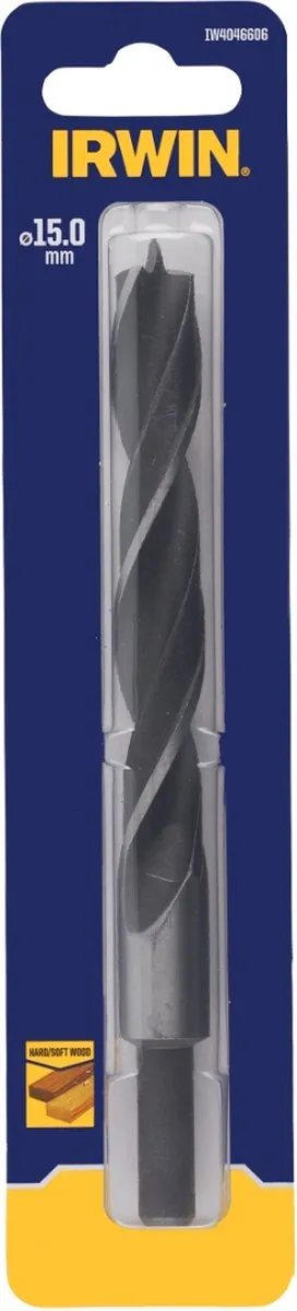 Irwin Houtspiraalboor Brad Point 15.0x165mm