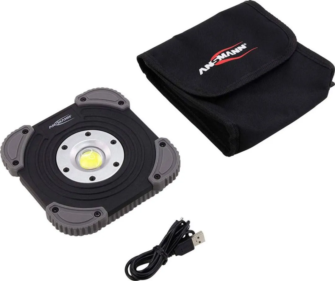 Ansmann FL1400R Werklamp LED 10W 1400lm - Zwart/Grijs
