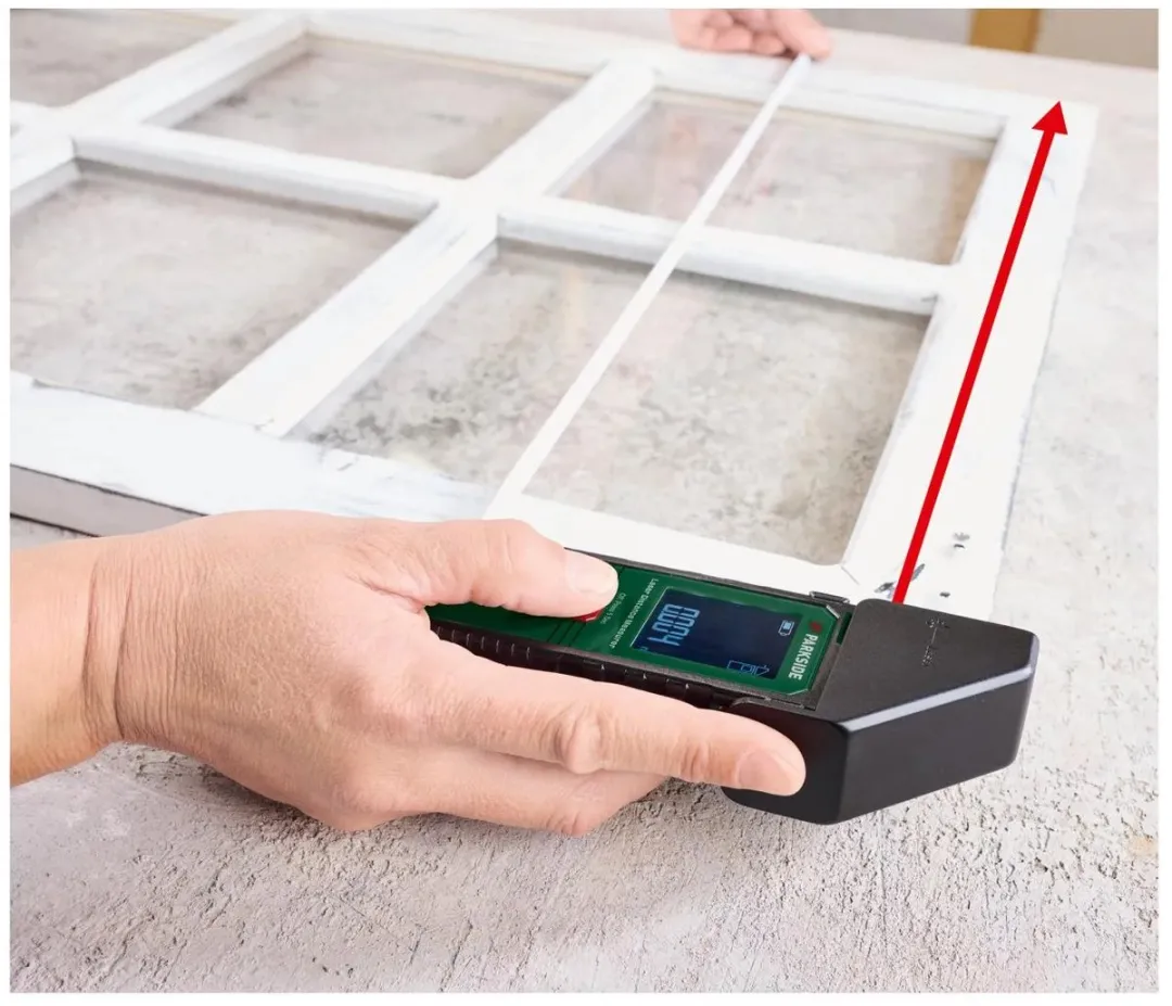 Parkside 5-in-1 Laser Afstandsmeter - 25m - Rood