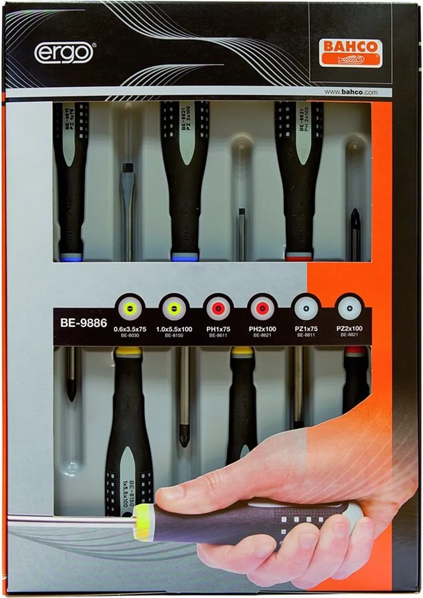 Bahco BE-9886 Schroevendraaierset