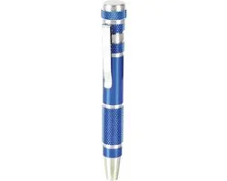 Velleman Precisieschroevendraaierset 9-delig - Blauw