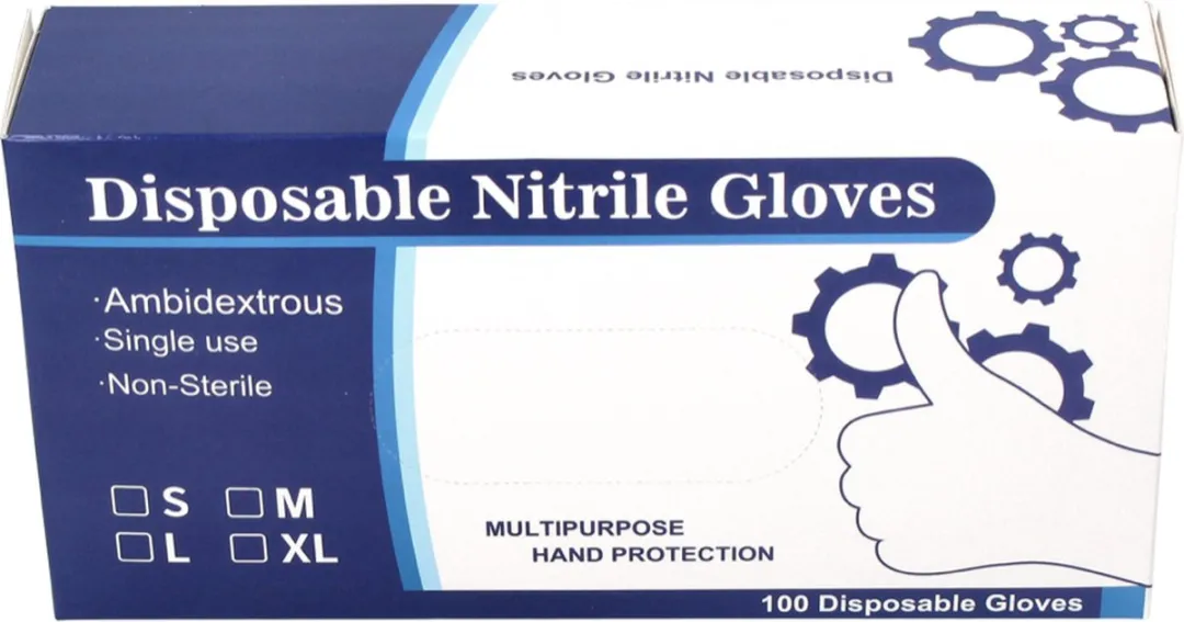Toolbrothers Nitril Handschoenen Zwart M - 100 Stuks - afbeelding 6 van 6