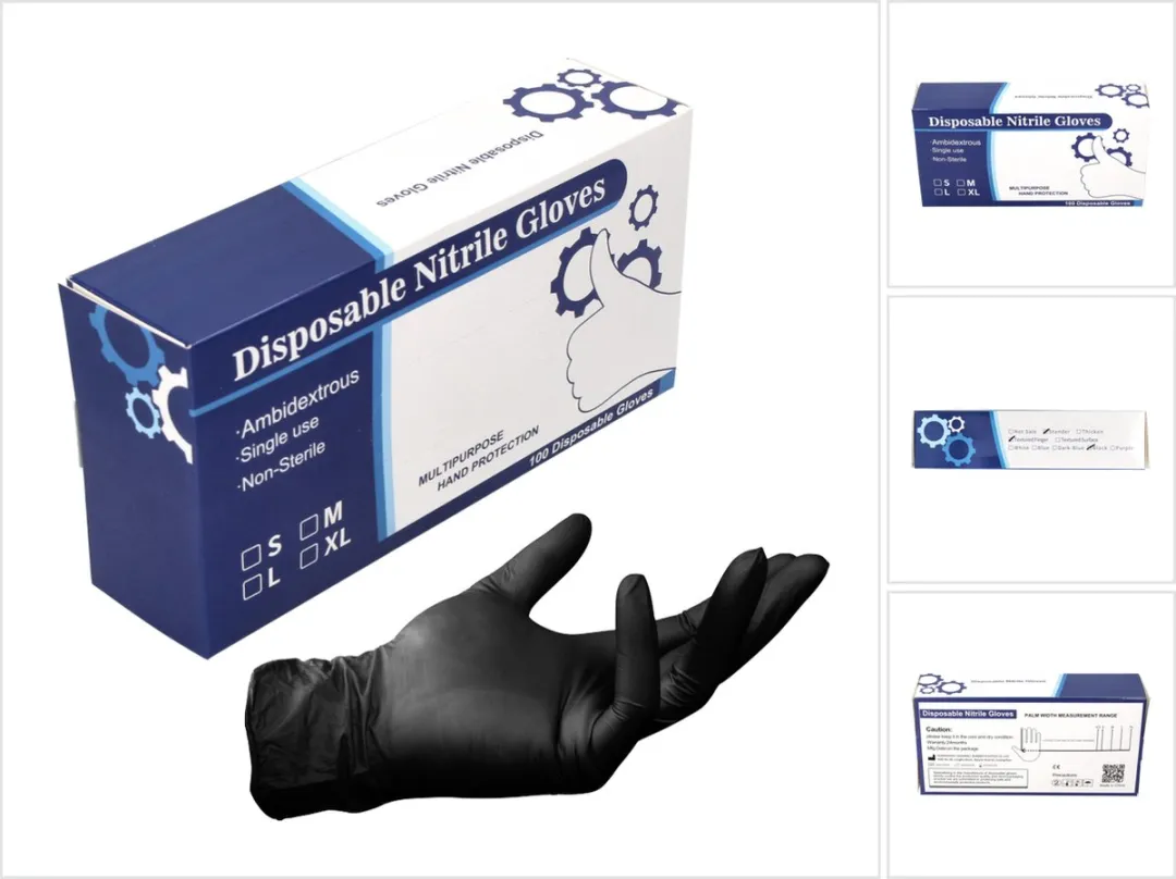 Toolbrothers Nitril Handschoenen Zwart M