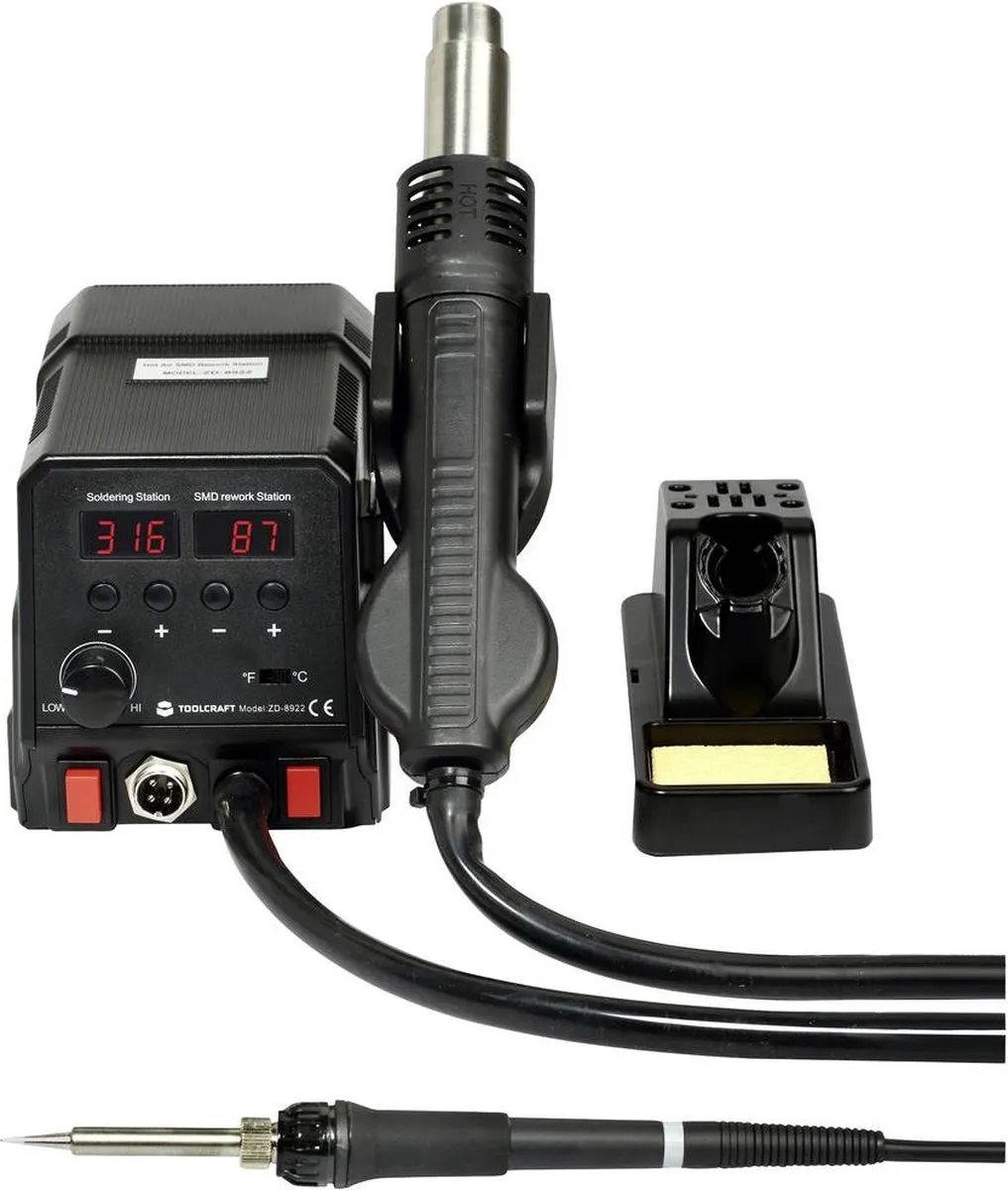 TOOLCRAFT Digitaal Soldeerstation 360W - 50-480°C