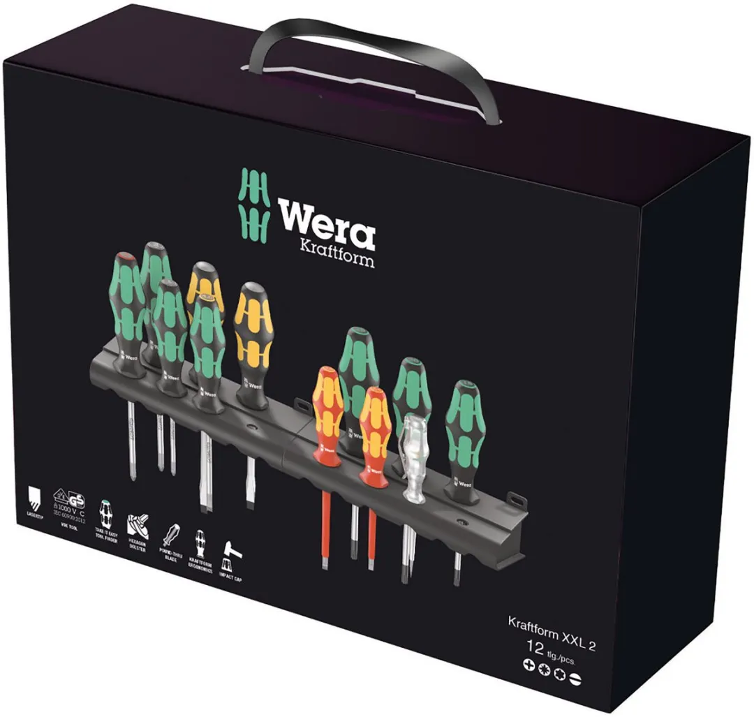 Wera Kraftform XXL 2 12-delig Schroevendraaierset - 05051011001