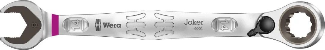 Wera Joker Switch Steek-ringratelsleutel 14mm - Metaal