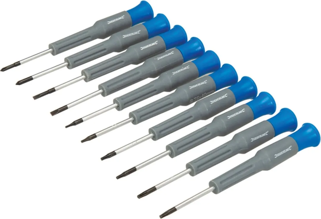 Silverline 18-delige Soft-Grip Schroevendraaier Set 633940