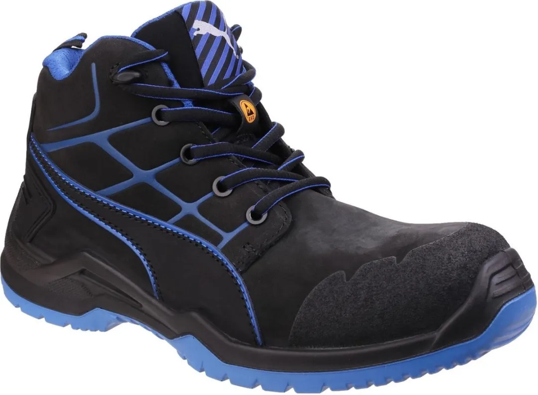 PUMA Krypton S3 ESD SRC 634200 zwart/blauw 45