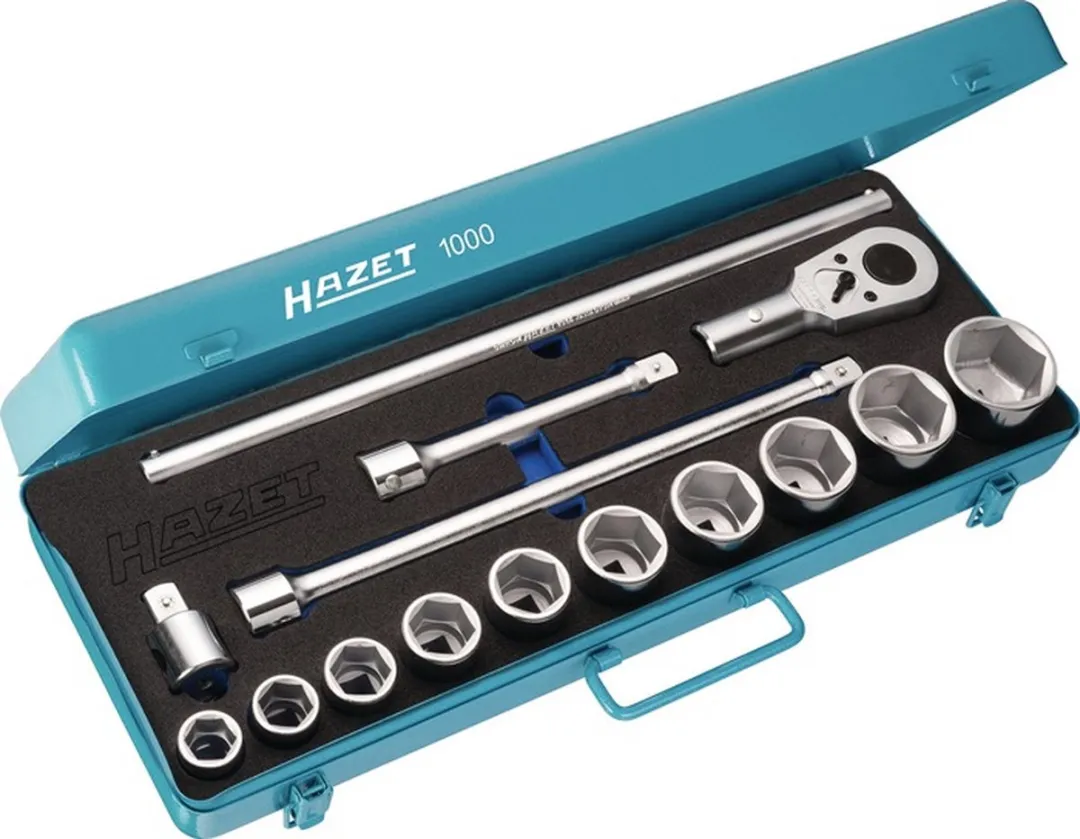 Hazet 1000 15-delige 12-kant Dopsleutelset - 3/4"