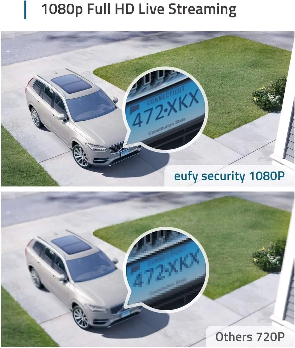 Eufy 2K Video Deurbel Starterkit - 2C Set - 4 Ontvangers - 20 Melodieën - Zwart/Wit