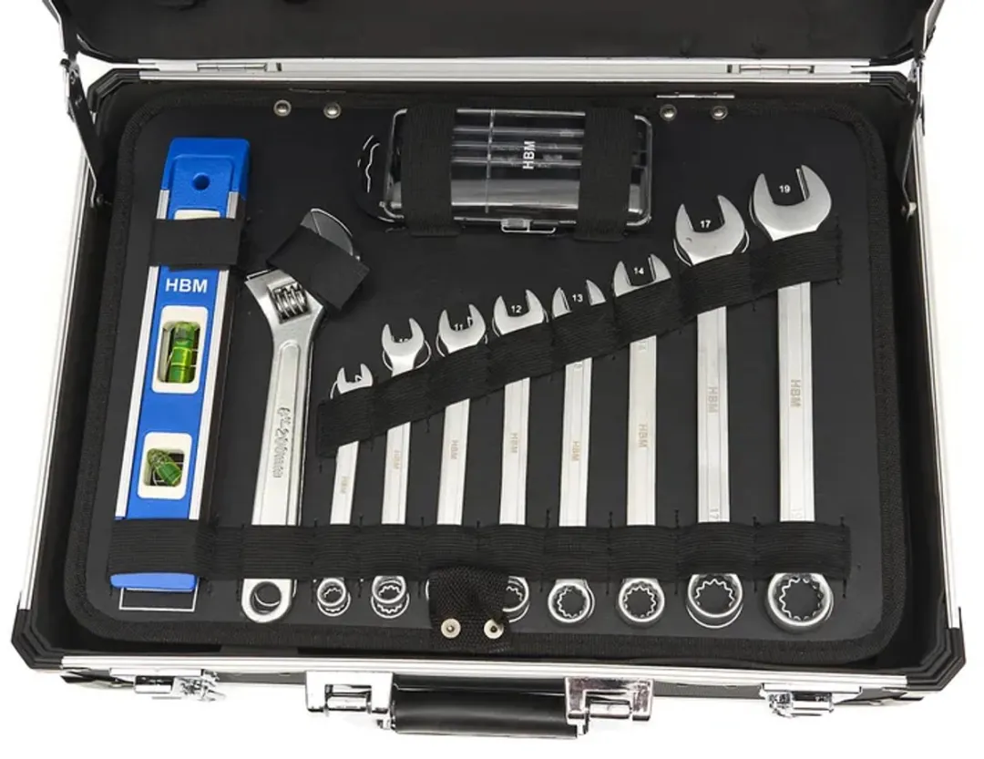 HBM H130953 Gereedschapskoffer 154-delig - Zwart