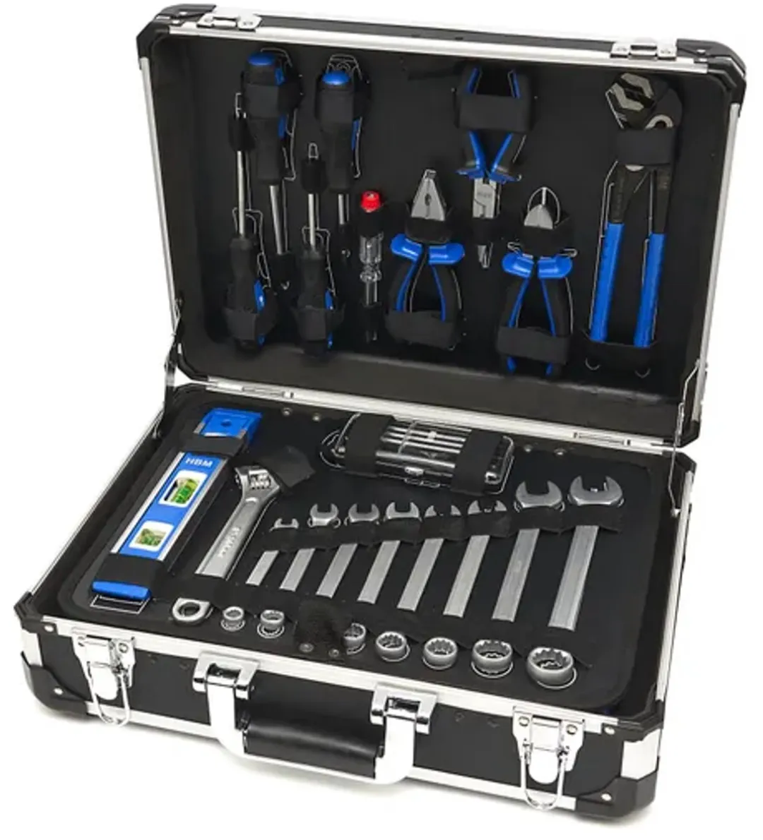 HBM H130953 Gereedschapskoffer 154-delig - Zwart