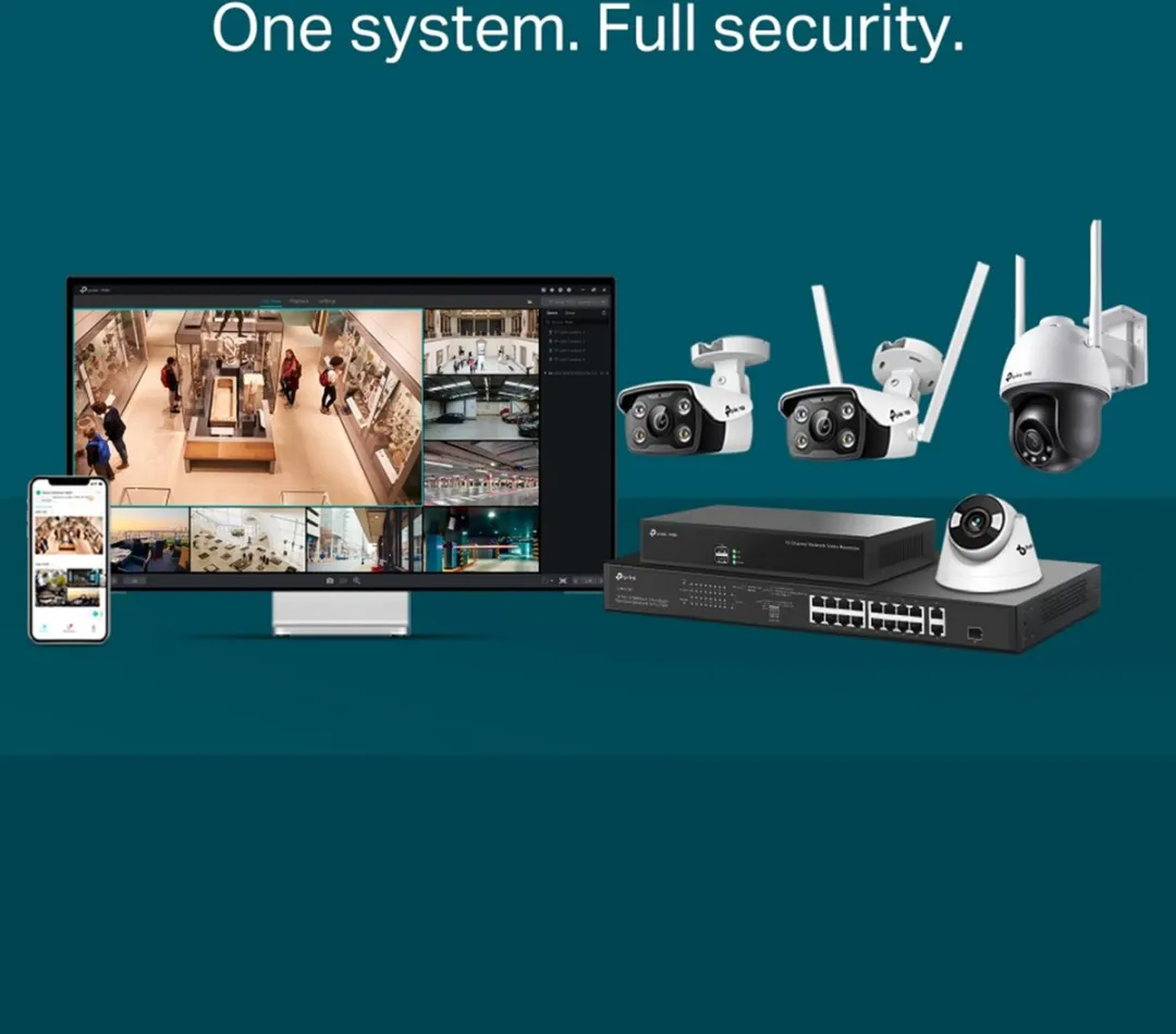 TP-Link VIGI C340 IP-Camera 2560x1440 - Buiten - Zwart/Wit