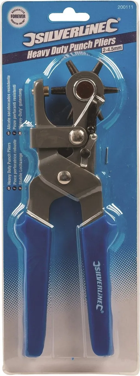 Silverline Revolvertang Heavy Duty 2-4,5mm - Rood