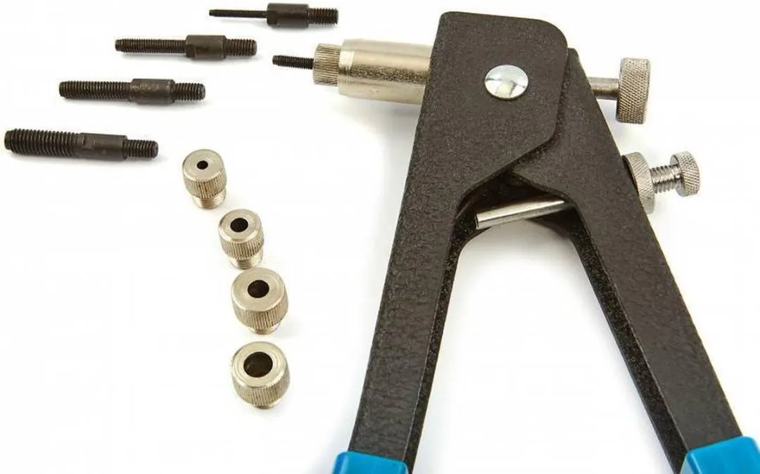 HBM Machines Blindklinktang & Popnageltangset - Zwart