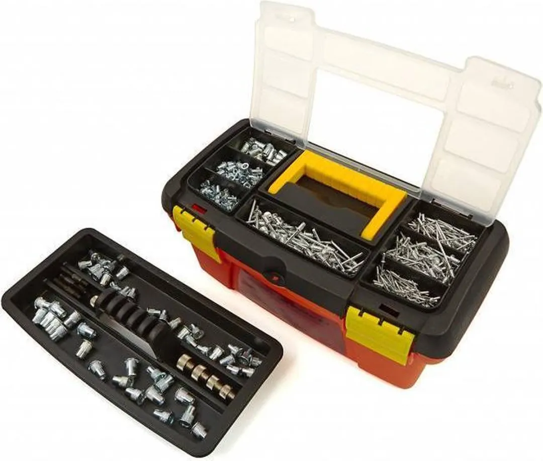 HBM Machines Blindklinktang & Popnageltangset - Zwart