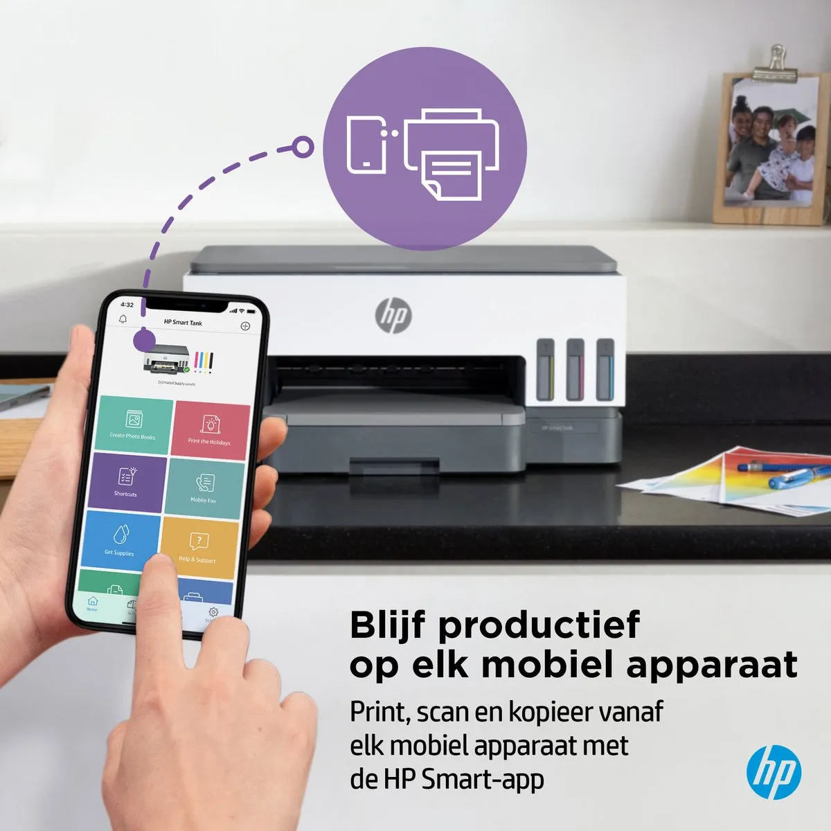 HP Smart Tank 7005 All-in-One Printer - Wit